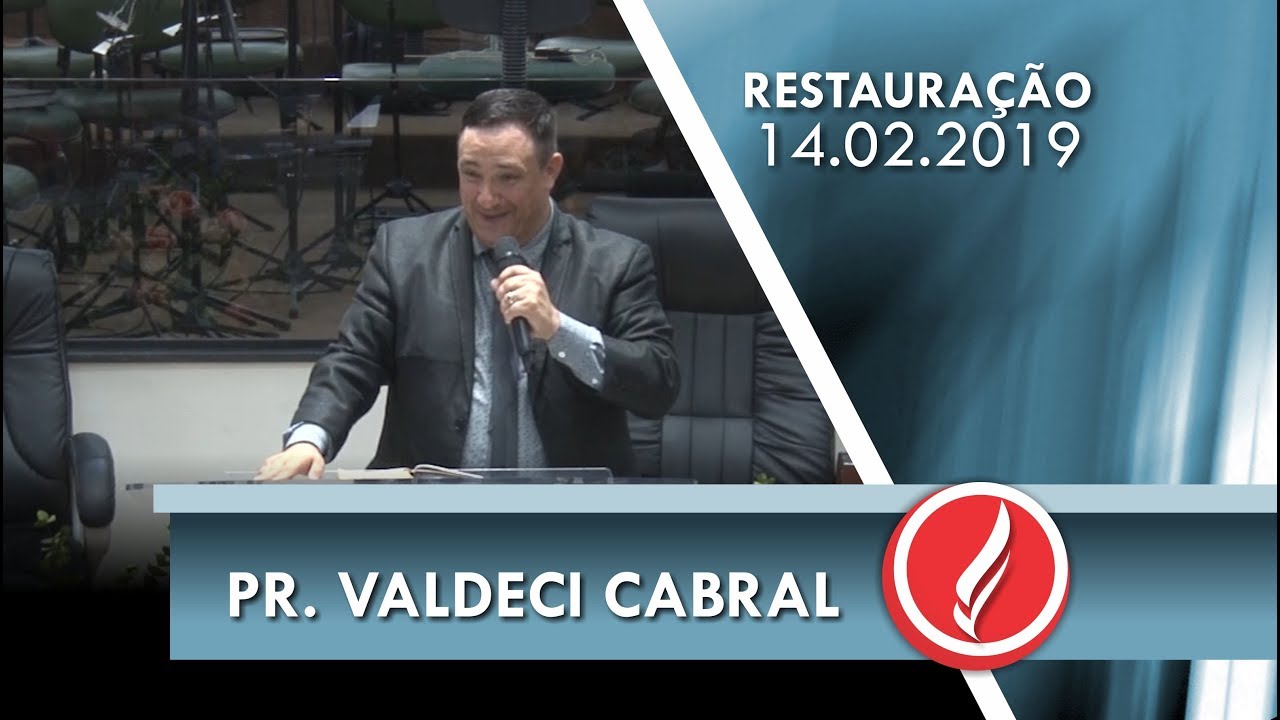 Pr. Valdecir Cabral - A presença de Deus - Exôdo 33.14-15 - 14 02 2019