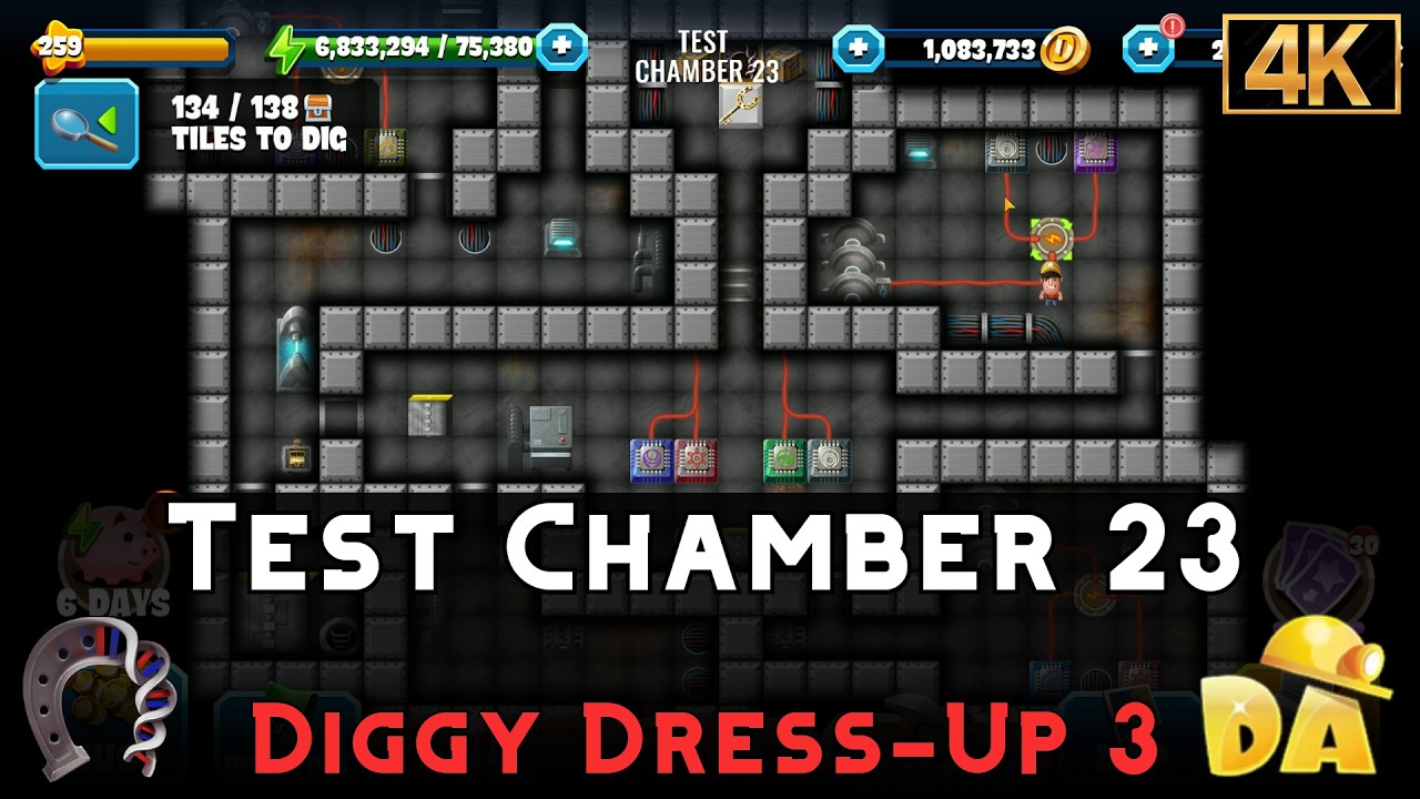 Test Chamber 23 | Diggy Dress-Up 3 | Diggy's Adventure