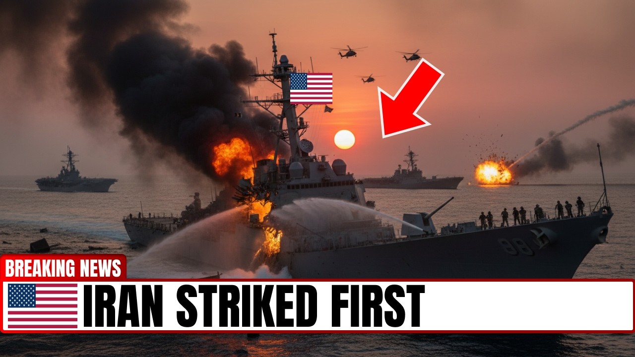 U.S. Warship Crippled by Iranian Ballistic Strike — Retaliation Ordered in Just 12 Minutes