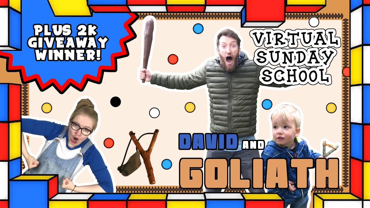 David & Goliath -  how to make a slingshot! Virtual Sunday School