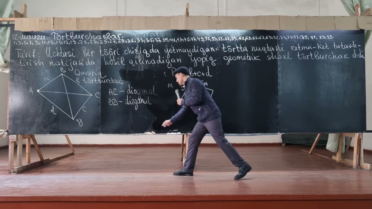 12-MAVZU. TO'RTBURCHAKLAR
