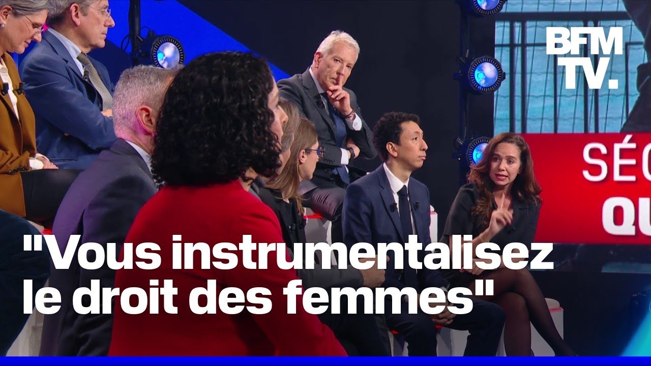 &Eacute;change tendu entre Manon Aubry (LFI) et Sarah Knafo (Reconqu&ecirc;te) sur le sujet de l'immigration