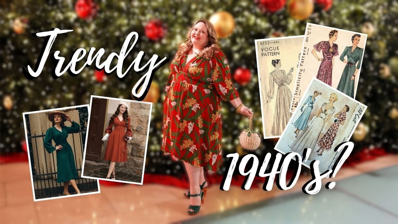 Шью модное рождественское платье в стиле 1940-х годов: Style Arc Belle