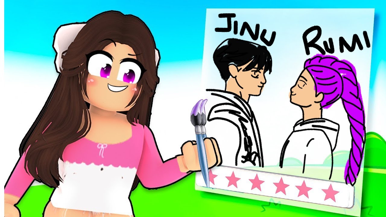 Roblox Speed Draw Ama Sadece K-POP DEMON HUNTER Karakterlerini Çizebilirim !