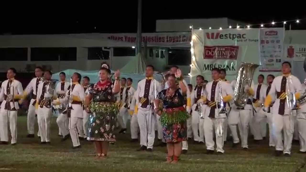 Coronation Tonga 2015 - Military Tattoo Tau'olunga