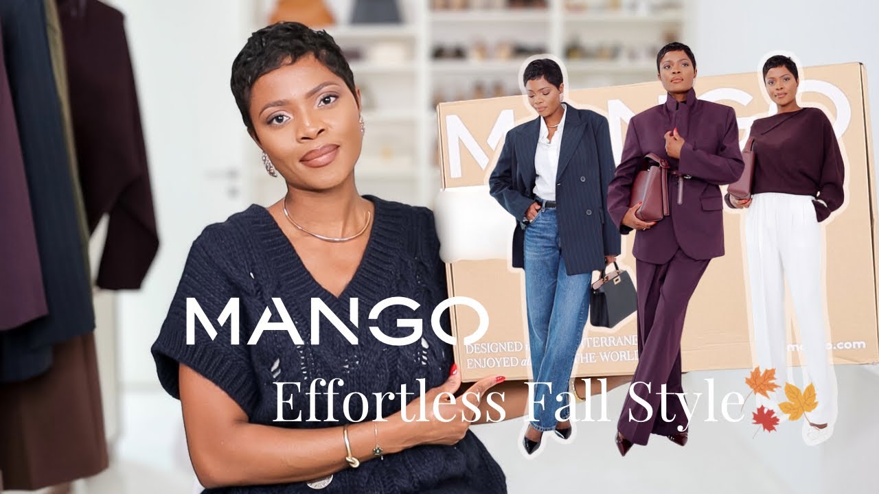 Примерка Mango Fall | Блейзеры, костюмы и уютные вязаные вещи для непринужденного стиля | ama люб...