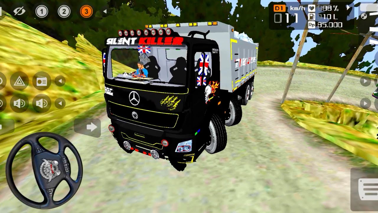 😍 Nilgiri Extreme Bussid Map Mods 🗾| Off-Road Gameplay | Bussid 