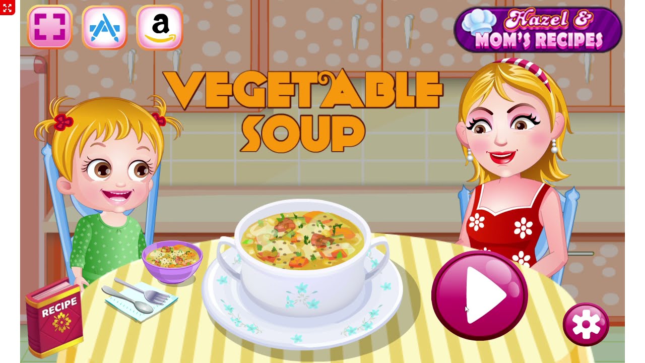 Jogos da Baby Hazel -  Prepare uma Sopa de Vegetais para a Baby Hazel!