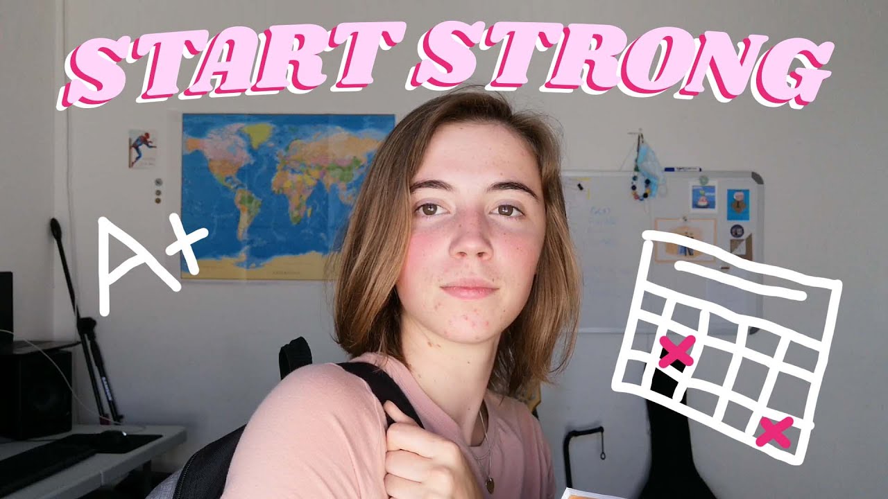 how to start off the school year STRONG - CAH