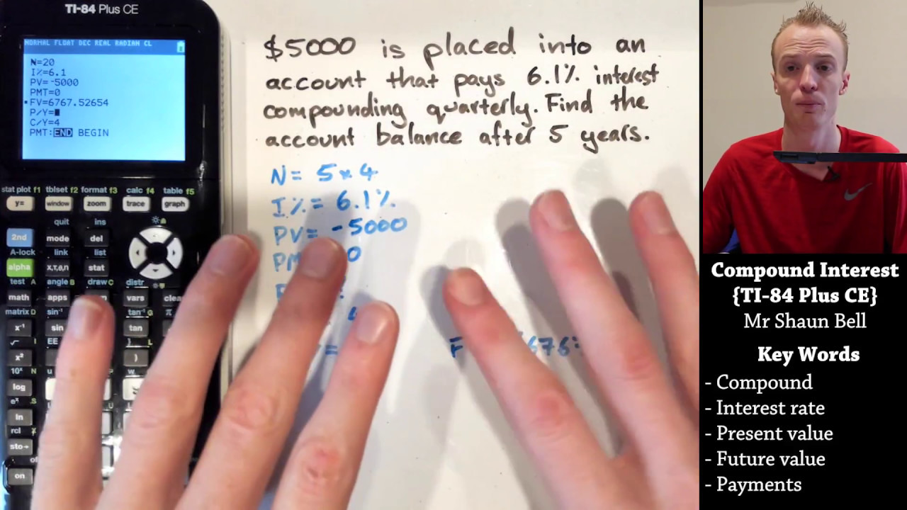 Savings: Compound Interest {TI-84 Plus CE}