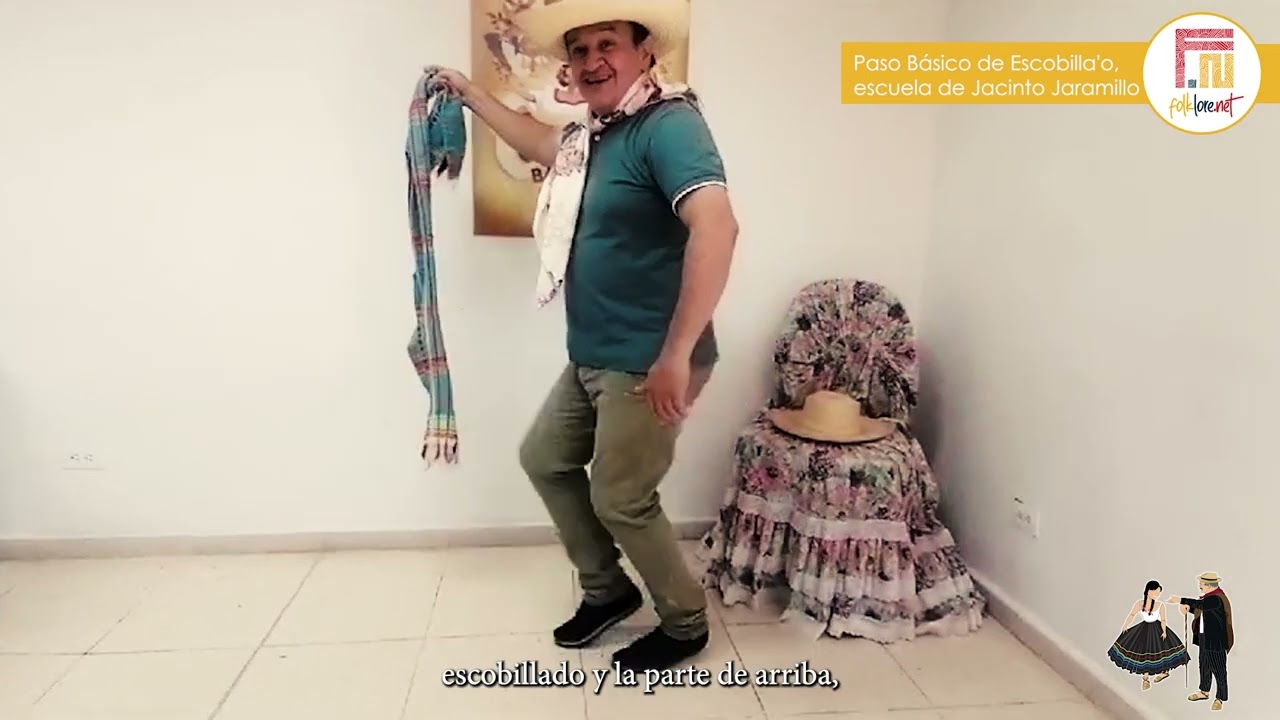 Paso Básico de Escobilla'o, escuela de Jacinto Jaramillo