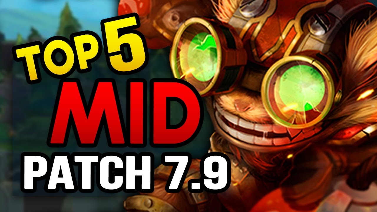 NEW TOP 5 MID LANERS in Patch 7.9 Mid-Season to climb with (League of Legends)