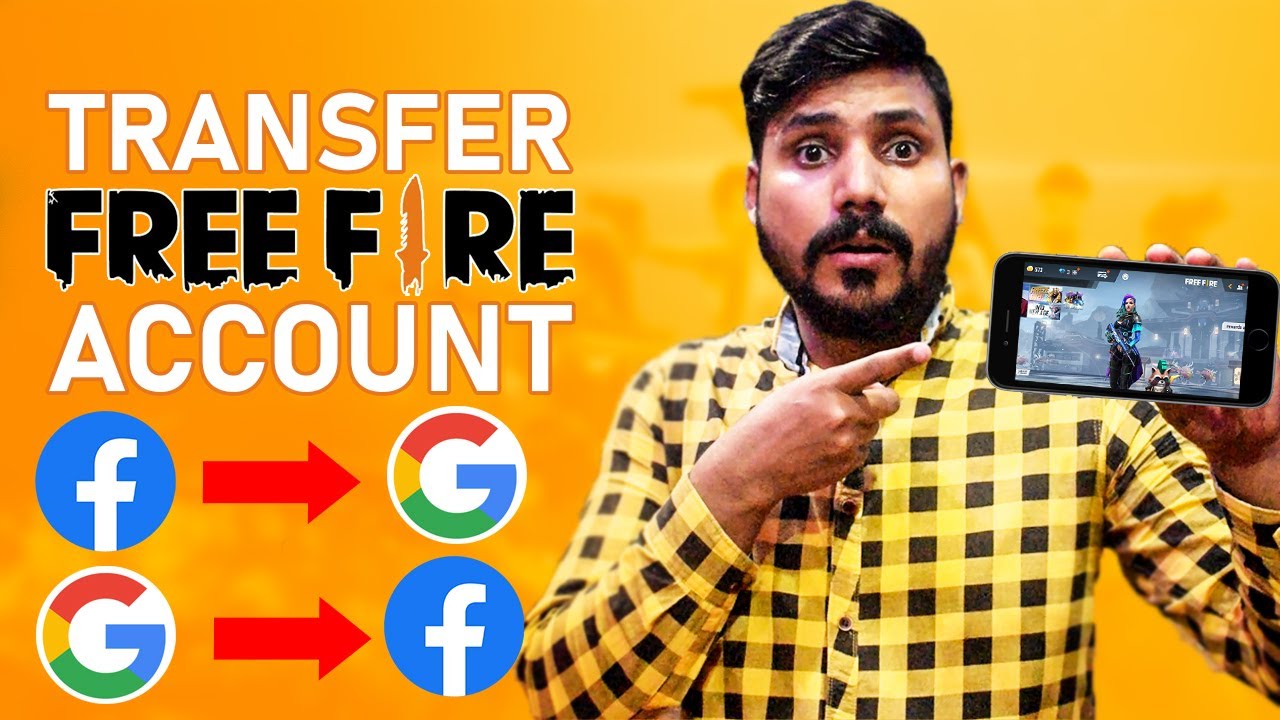 How to Transfer Free Fire Account from Facebook to Google | Change Free fire id Gmail To Facebook