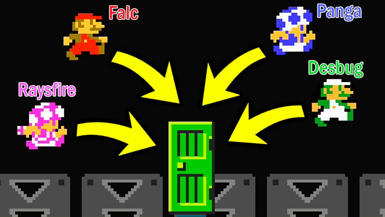 The Funniest Mario Maker Video of All Time (ft. Desbug, Panga, Raysfire)