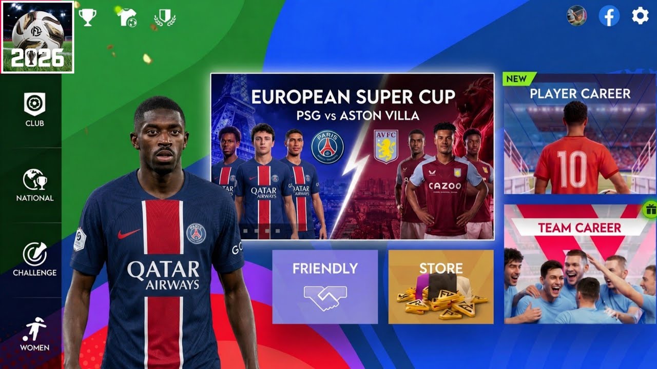 Football League 2026 ▪︎ Новое обновление 0.2.9 ▪︎ Событие &laquo;Европейский Суперкубок&raquo;, новые анимаци...