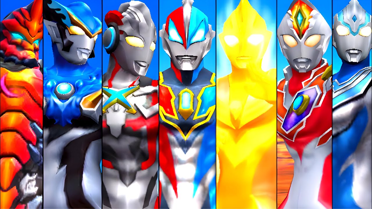 グリッターティガ・ジード ファイヤーリーダー・ロッソ アクア・デッカー ストロングタイプ・エックス【ウルトラマン フュージョンファイト◆ウルトラファイル ULTRAMAN】