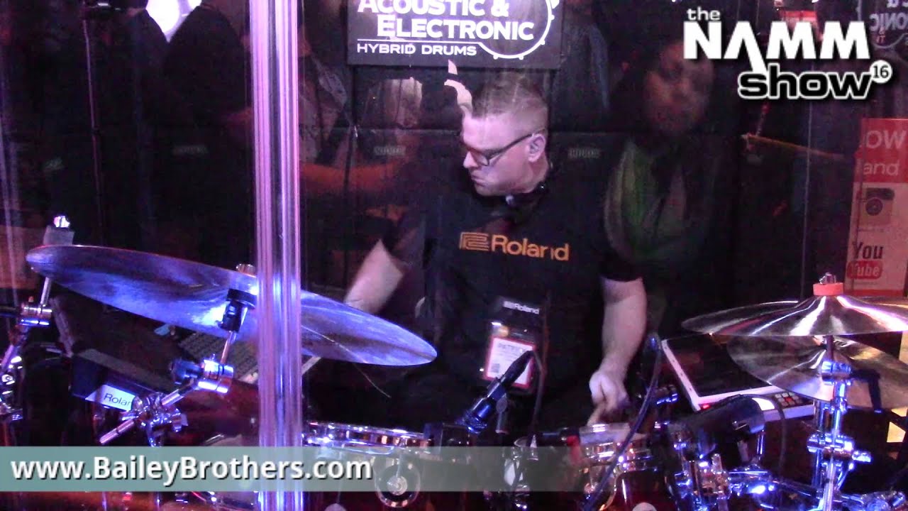 Hybrid Drumming using acoustic Drums and Roland RT30 Triggers
