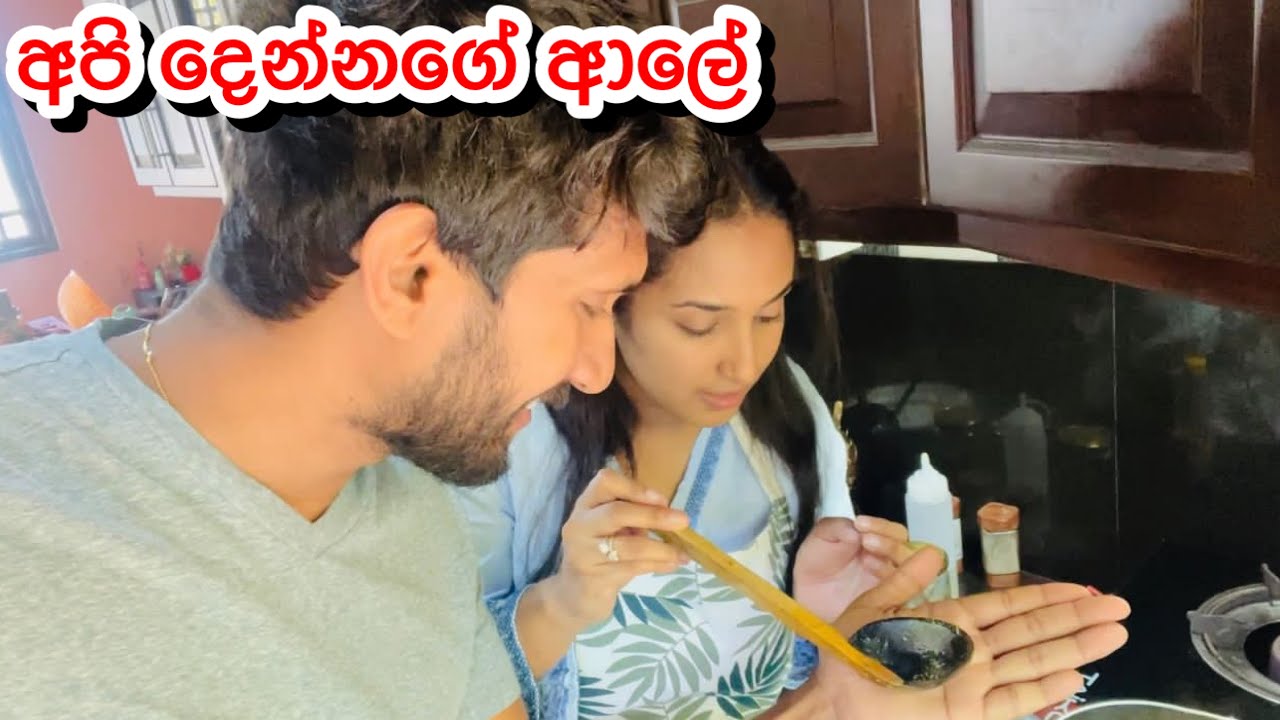 අපි දෙන්නගේ ආලේ|How to make spicy meatballs Curry-Sangeeth Dini Vlogs|Sangeeth & Dinithi