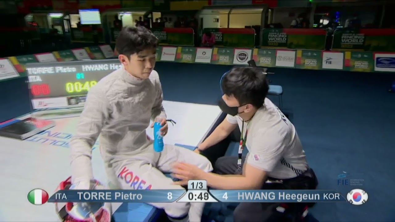 2022 228 T04 01 M S Individual Dubai UAE WCH RED HWANG KOR vs TORRE ITA