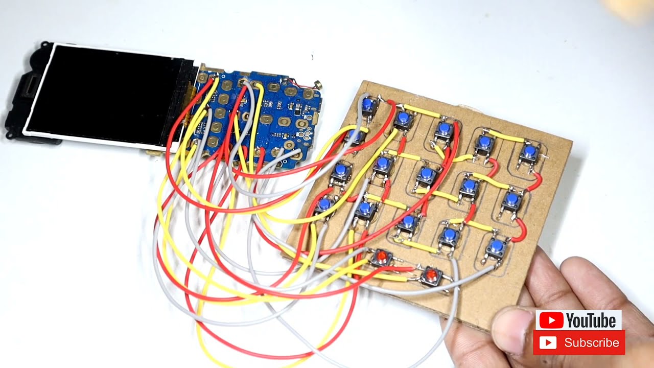 How to make a cardboard telephone ☎// Home made phone