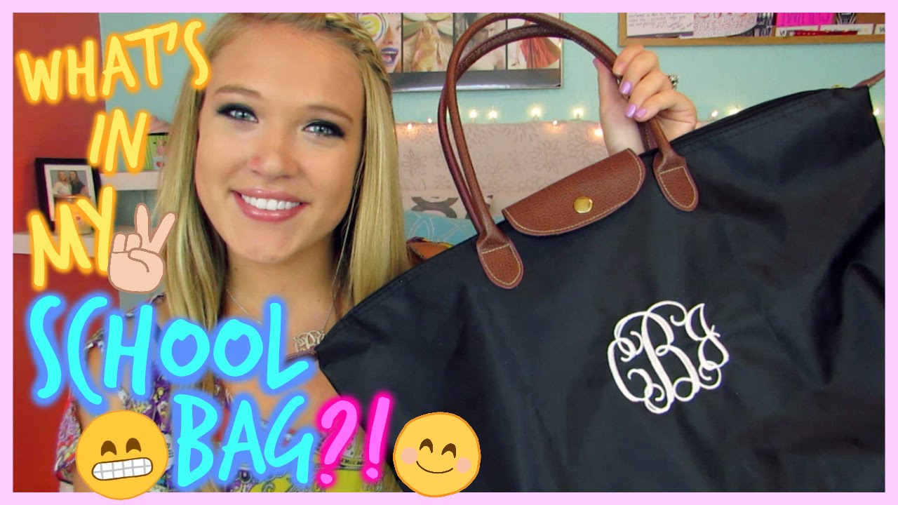 Whats In My School Bag?!