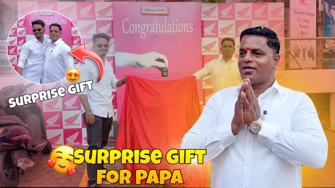 New Bike for papa 😍 | surprise gift 🎁 🥹Marathi vlog ❤️