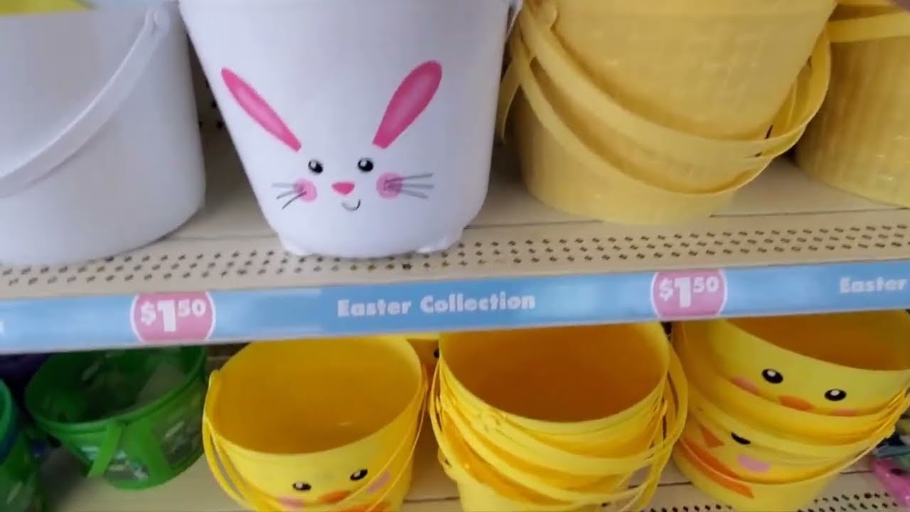 Shopping @dollartree .. cute new finds 🐣 🐇  #ASMR 