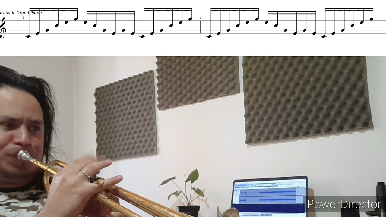 triple staccato, trompeta, Tyrolean song
