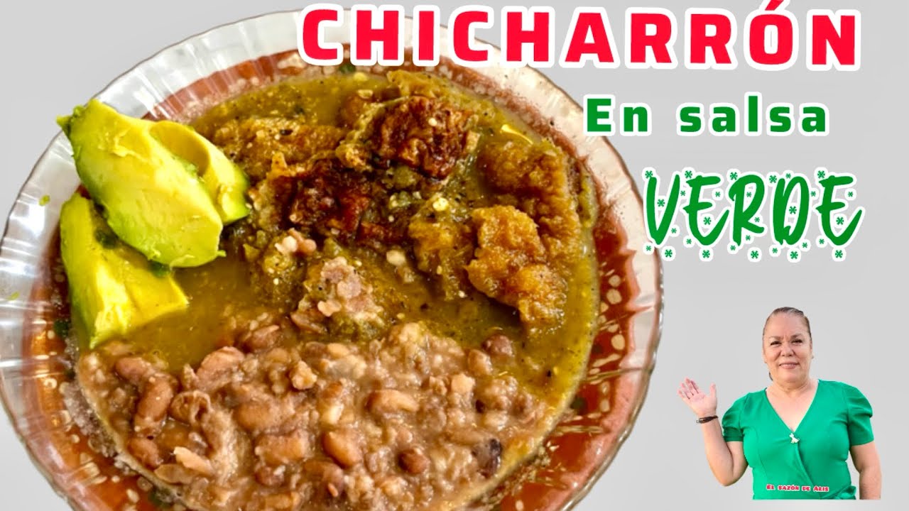 El mejor CHICHARRON EN SALSA VERDE/ receta casera y fácil #recetasmexicanas #recetafacil 