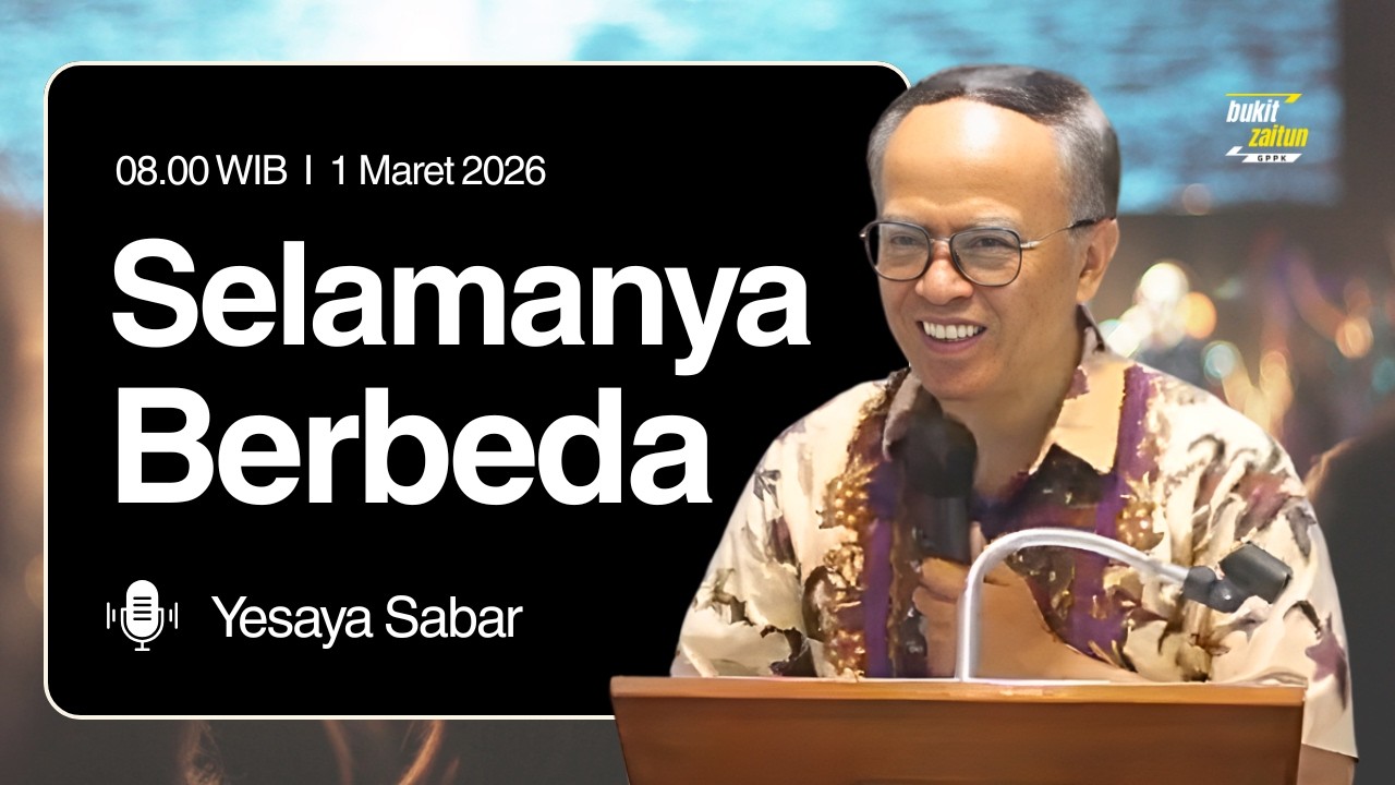 Ibadah Raya GPPK Bukit Zaitun | 1 Maret 2026 | Ps. Yesaya Sabar