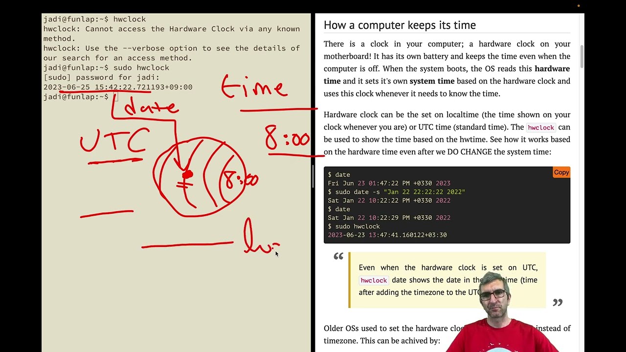 LPIC 1 - 061  - 108.1 (1/2) - Managing System Time; Hardware clock and how linux keeps time
