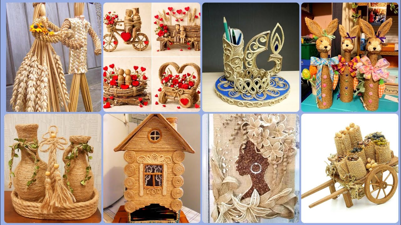 50+ Genius Jute Rope Craft Ideas That Will Blow Your Mind Amazing DIY Home Decor Project Compilation