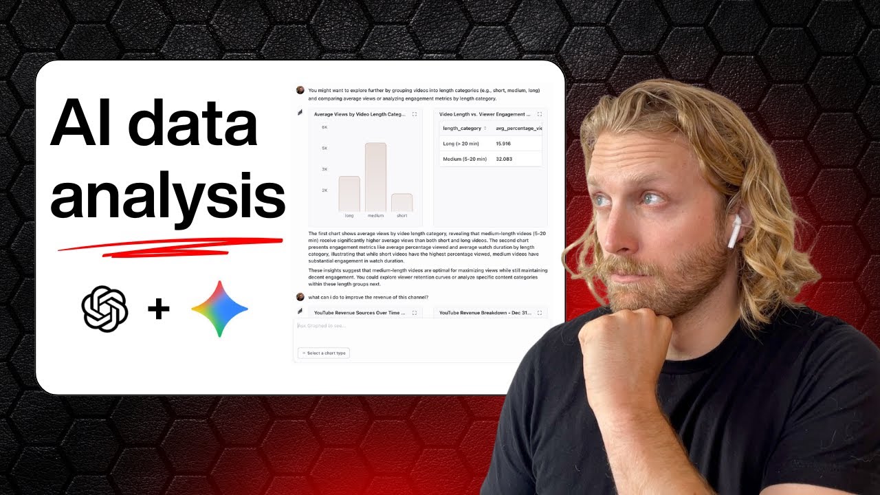 Анализ данных с помощью ИИ (ChatGPT + Gemini), ИИ заменит аналитиков? 🧐