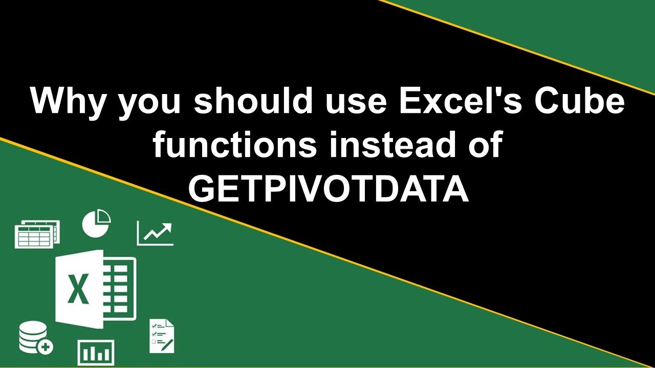 Why you should use Excels Cube functions instead of GETPIVOTDATA
