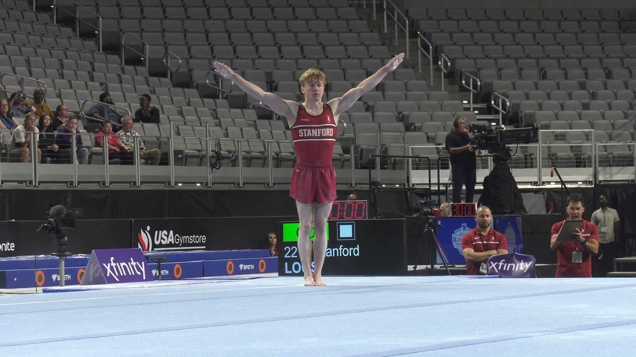 Riley Loos  - Floor Exercise  - 2024 Xfinity U.S. Championships -  Senior Men Day 2