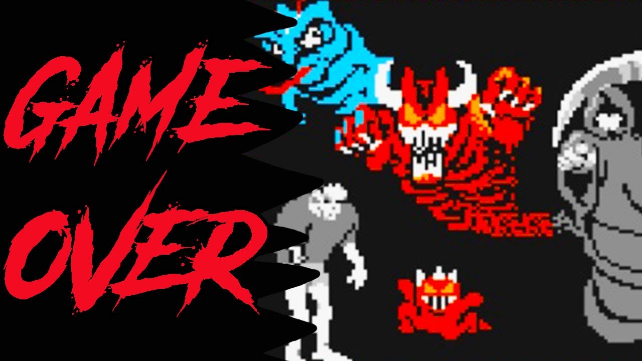 Uninvited (NES) - All Game Over Scenes
