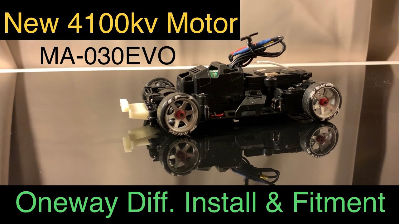 MA-030Evo Installing 4100kv Motor & Oneway Differential