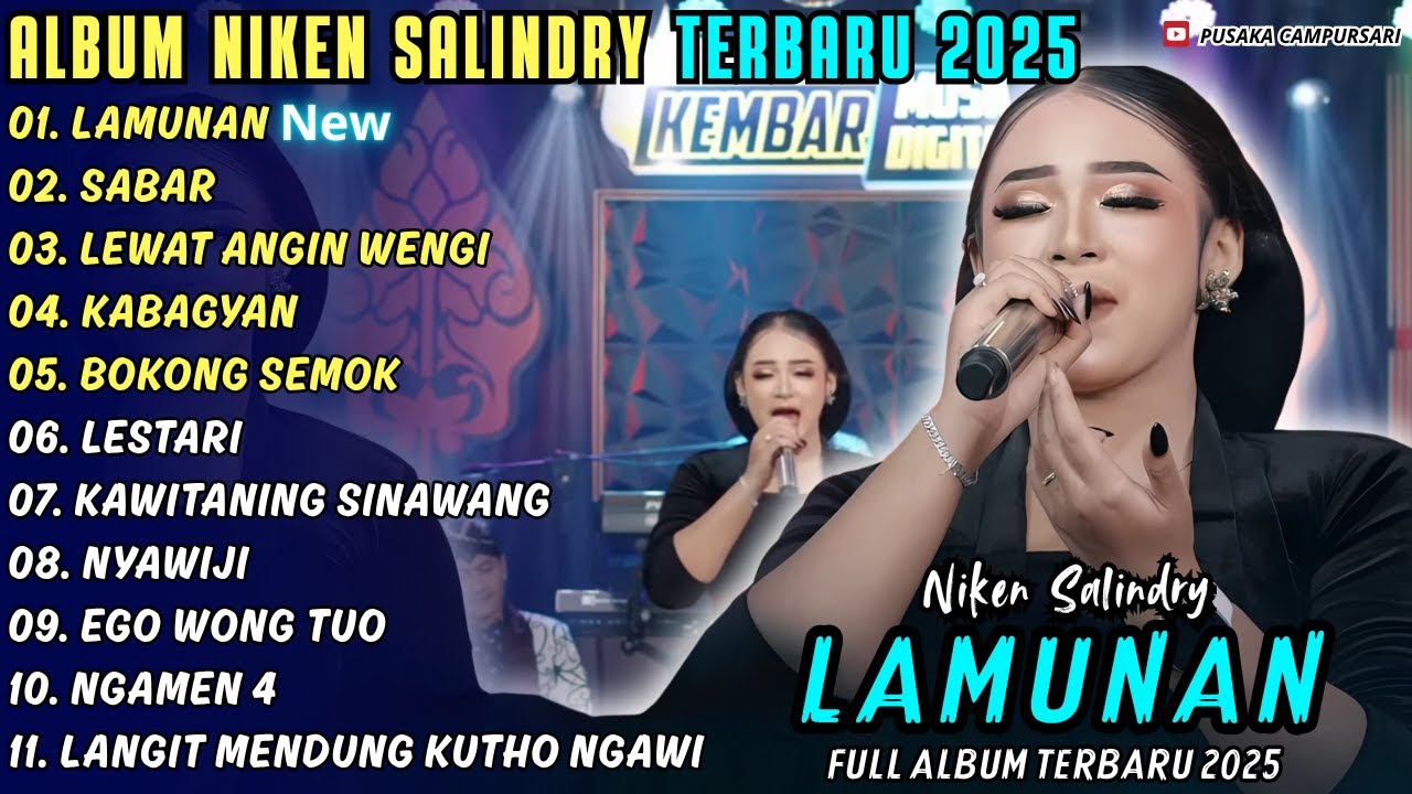 LAMUNAN - SABAR || NIKEN SALINDRY || PUSAKA CAMPURSARI FULL ALBUM TERBARU 2025 #nikensalindry