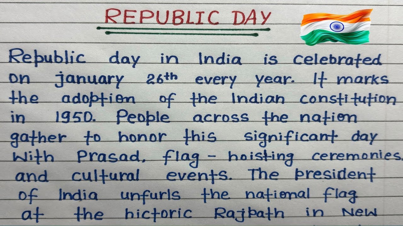 Essay on Republic Day | गणतंत्र दिवस पर निबंध | Essay on Republic Day in English | 26 जनवरी पर निबंध