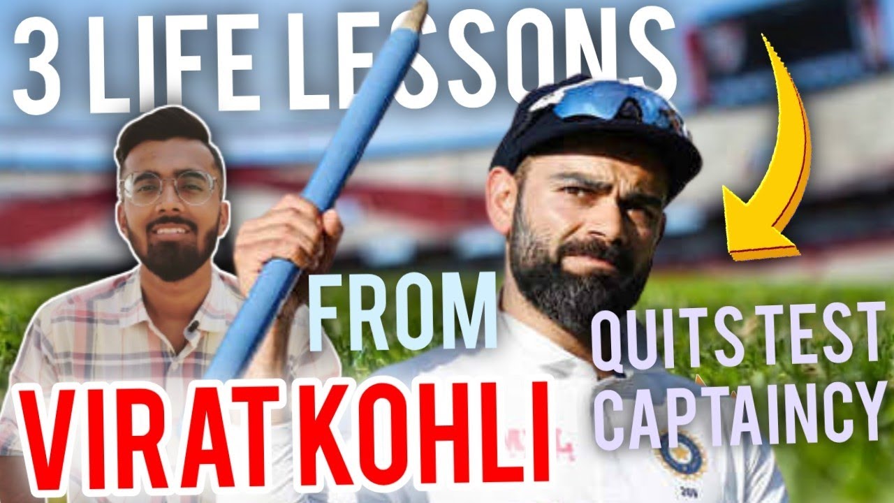 3 LIFE LESSONS from Virat Kohli | Virat Kohli left Captaincy of Indian Cricket Team💥 #jeemains #neet