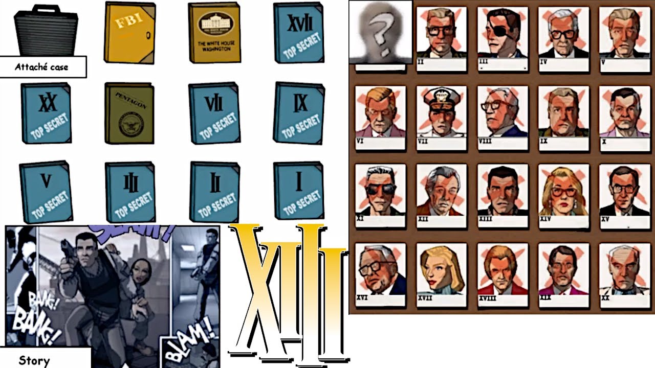 XIII (2003) All Documents & Conspiracy Unlocked