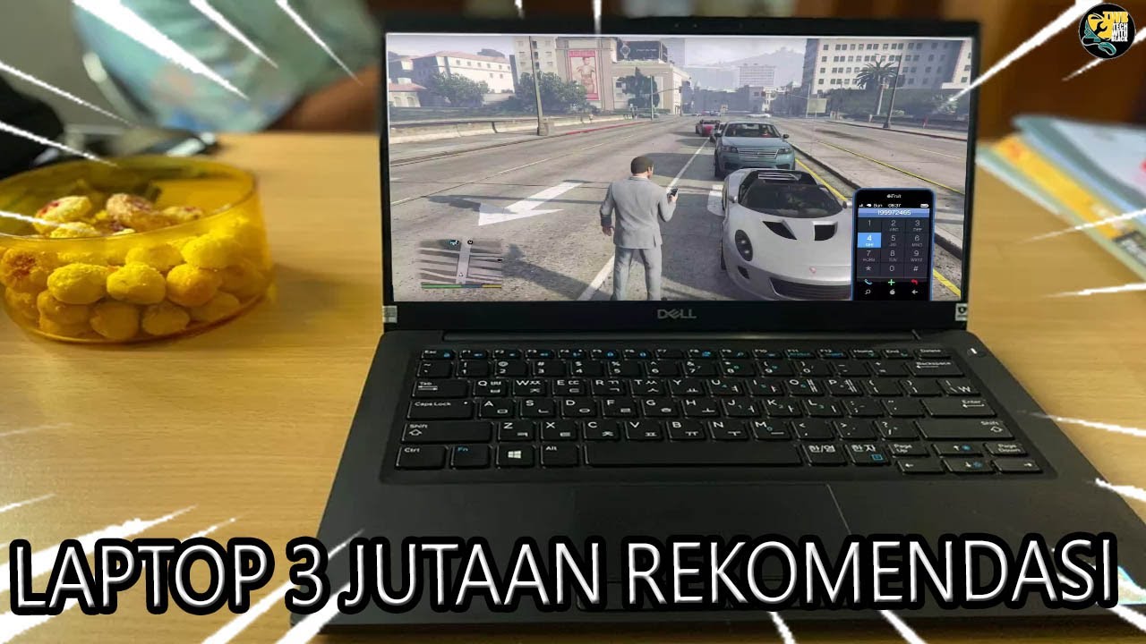 Laptop 3 jutaan Dell Latitude 7390 Core i7 gen 8 bisa main gta v