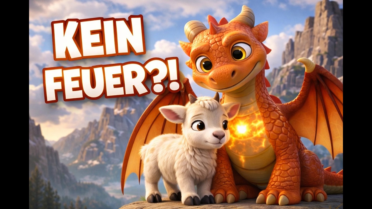 Der Drache ohne Feuer 🐉 | Gute Nacht Geschichte für Kinder | Fabel über Mut