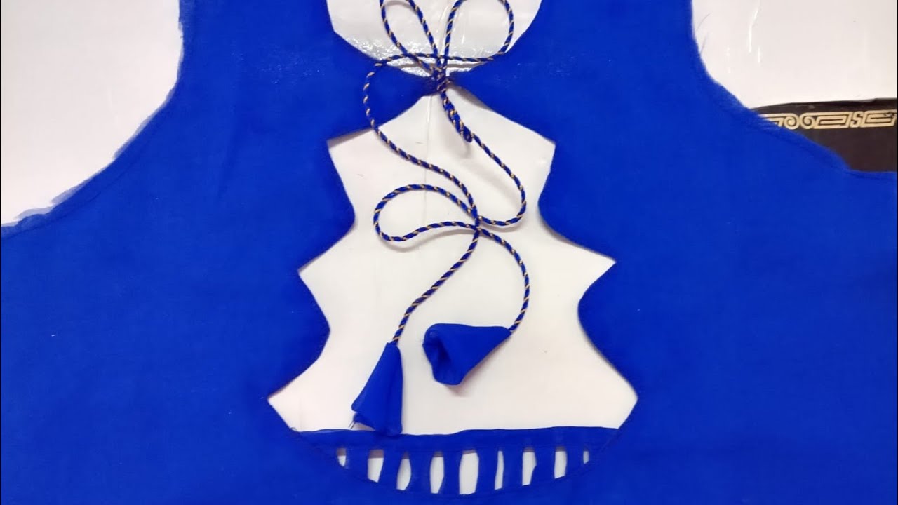 Blouse back neck design cutting and stitching  || Blouse designs