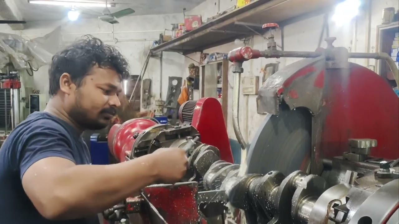 Connecting and crank shaft making by experience Mechanic.