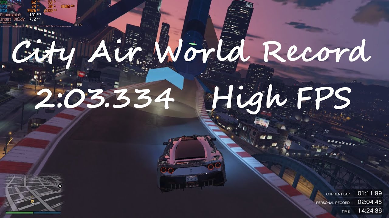 *WORLD RECORD* GTA Online - City Air - 2:03.334