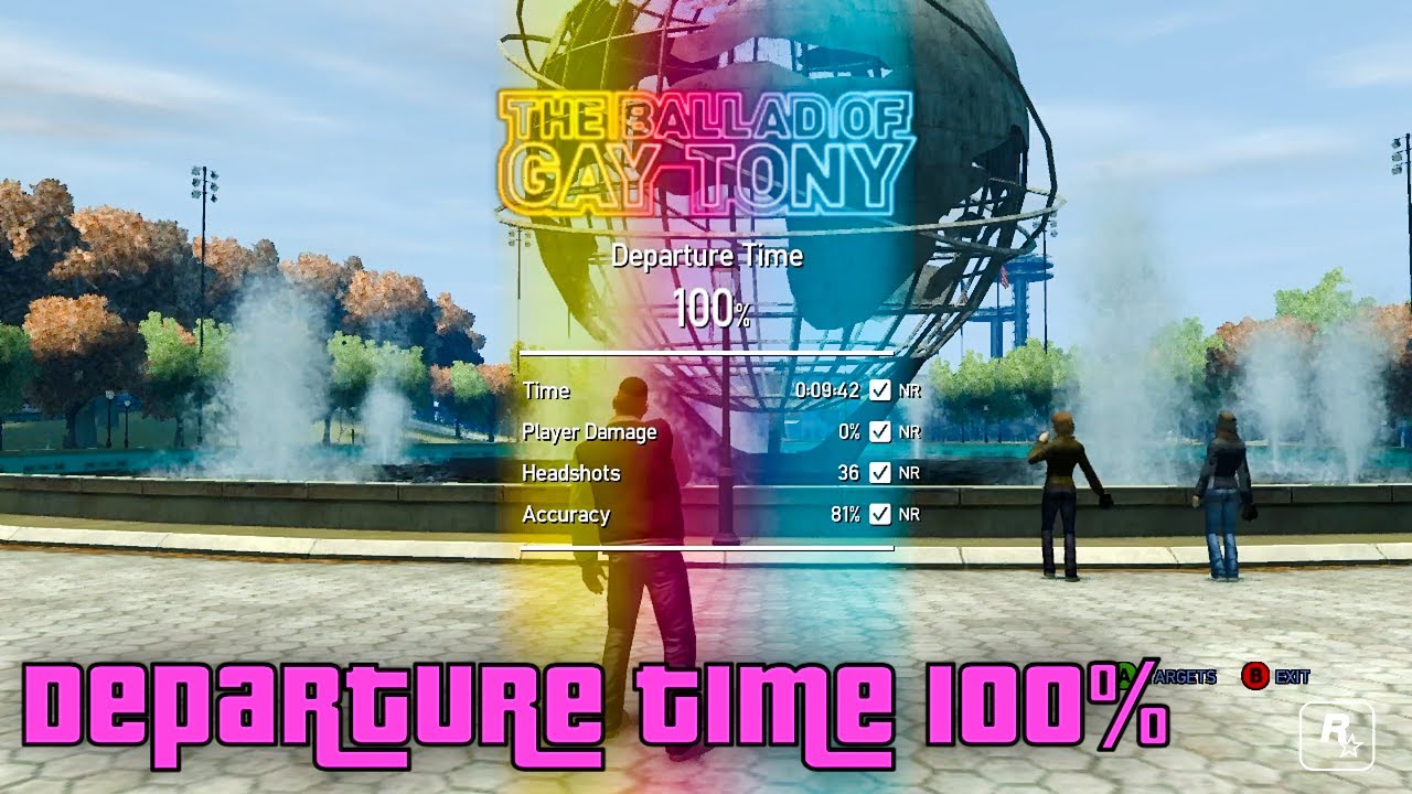 GTA 4: The Ballad of Gay Tony - Departure Time (100%)
