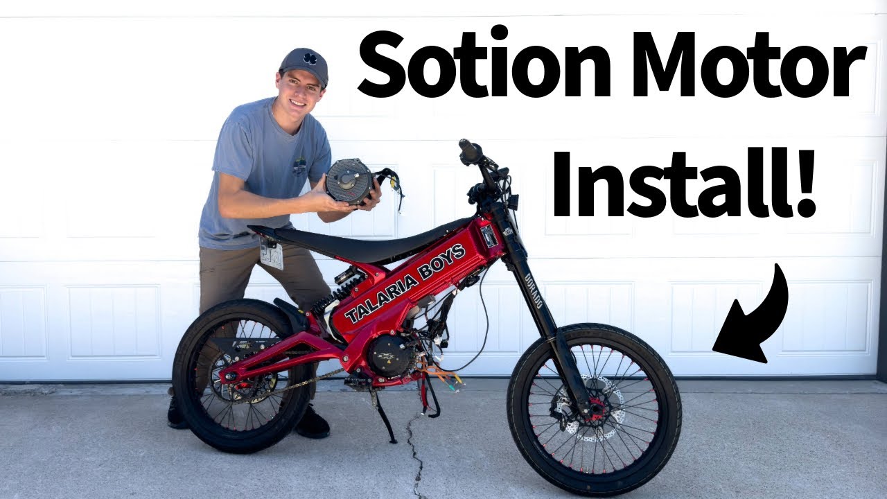 SOTION Motor install on a Talaria XXX // HOW TO