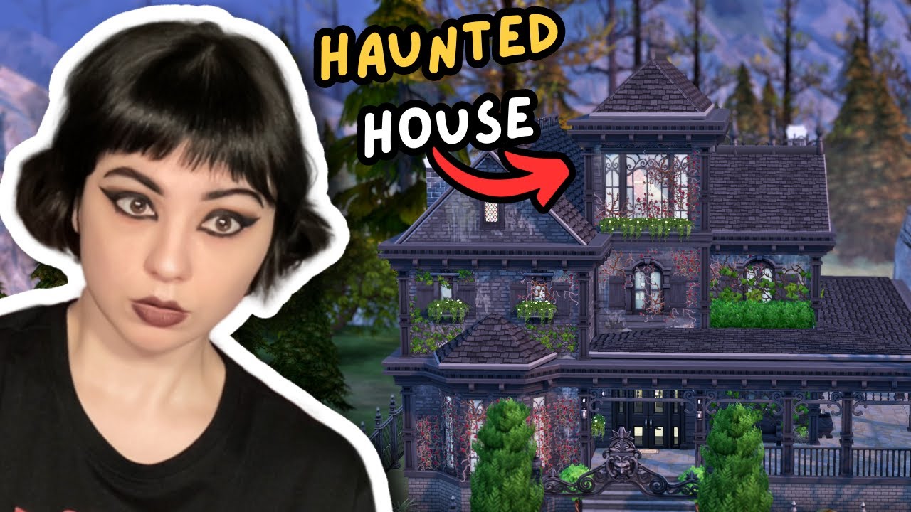 I built a HAUNTED HOUSE in The Sims 4