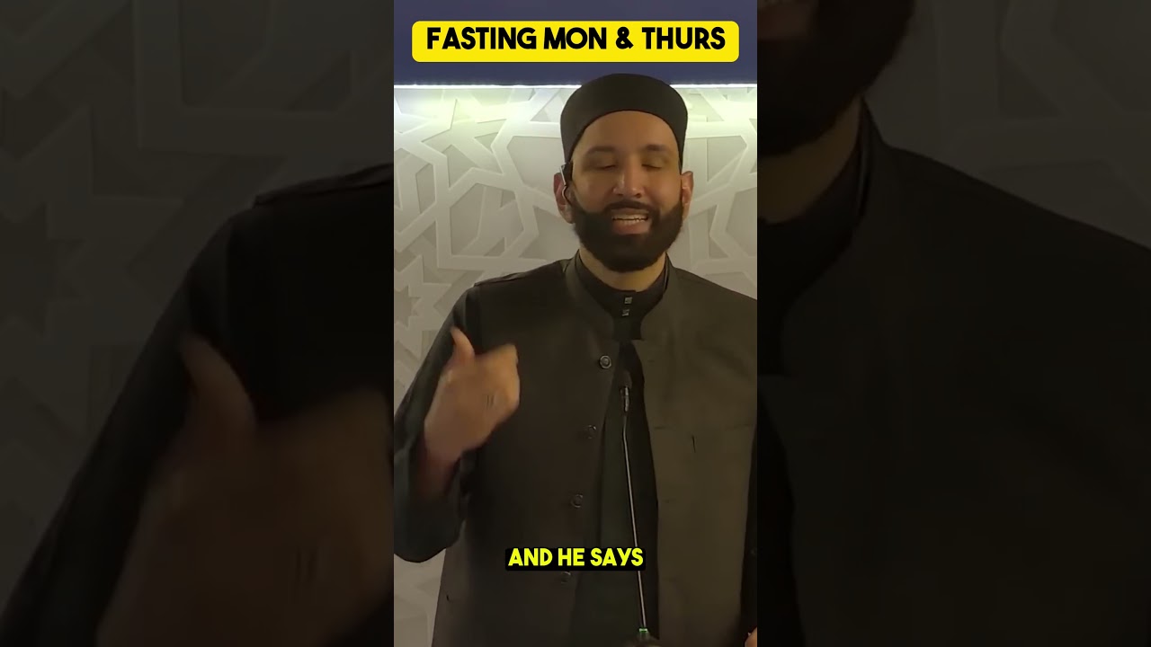 Why Did Prophet #Muhammad ﷺ Fast on Mondays & Thursdays? &ndash; Omar Suleiman #islamicshorts #muslim